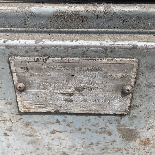 CINCINNATI MODEL 1810 MECHANICAL POWER SQUARING SHEAR