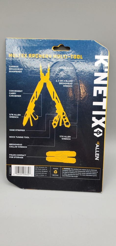Knetix Multex Archery Multi-Tool w/ 15+ Tools