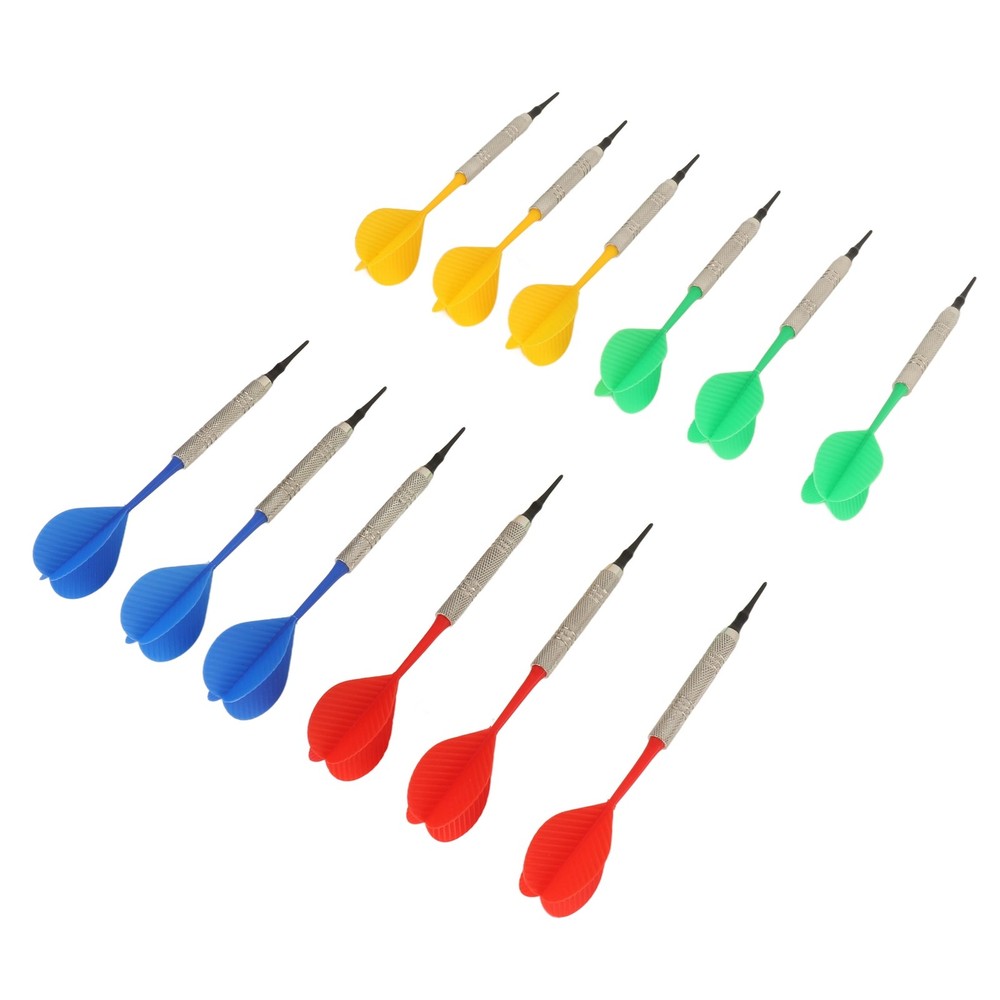 Plastic Soft Tip Darts For Electronic Dartboard Throwing Beginner MU