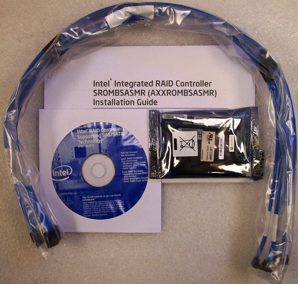 Intel AXXROMBSASMR Integrated RAID I/O Expansion Module New Bulk Packaging