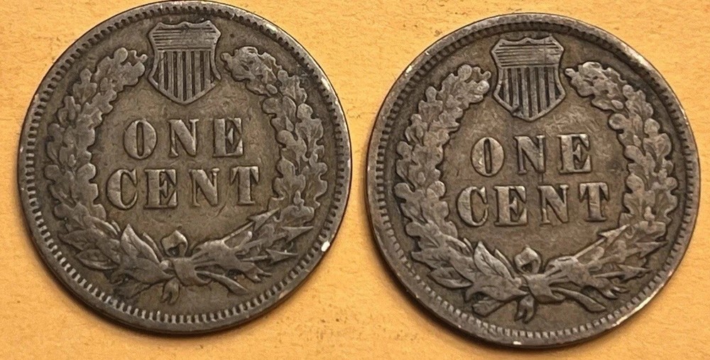 1906 & 1907 Indian Head Cents - 2 Coins