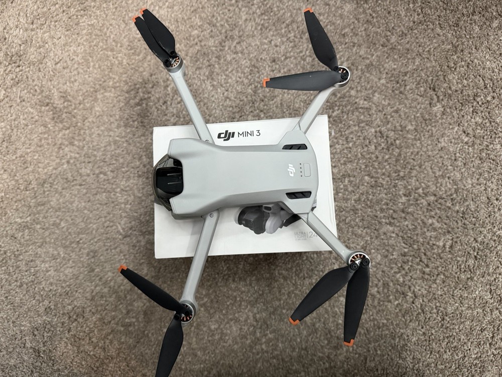 DJI Mini 3 Ready to Fly Drone with Remote Controller & 2 Batteries, 249g