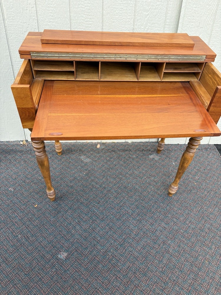 67216 Antique Mahogany Spinet Desk Table