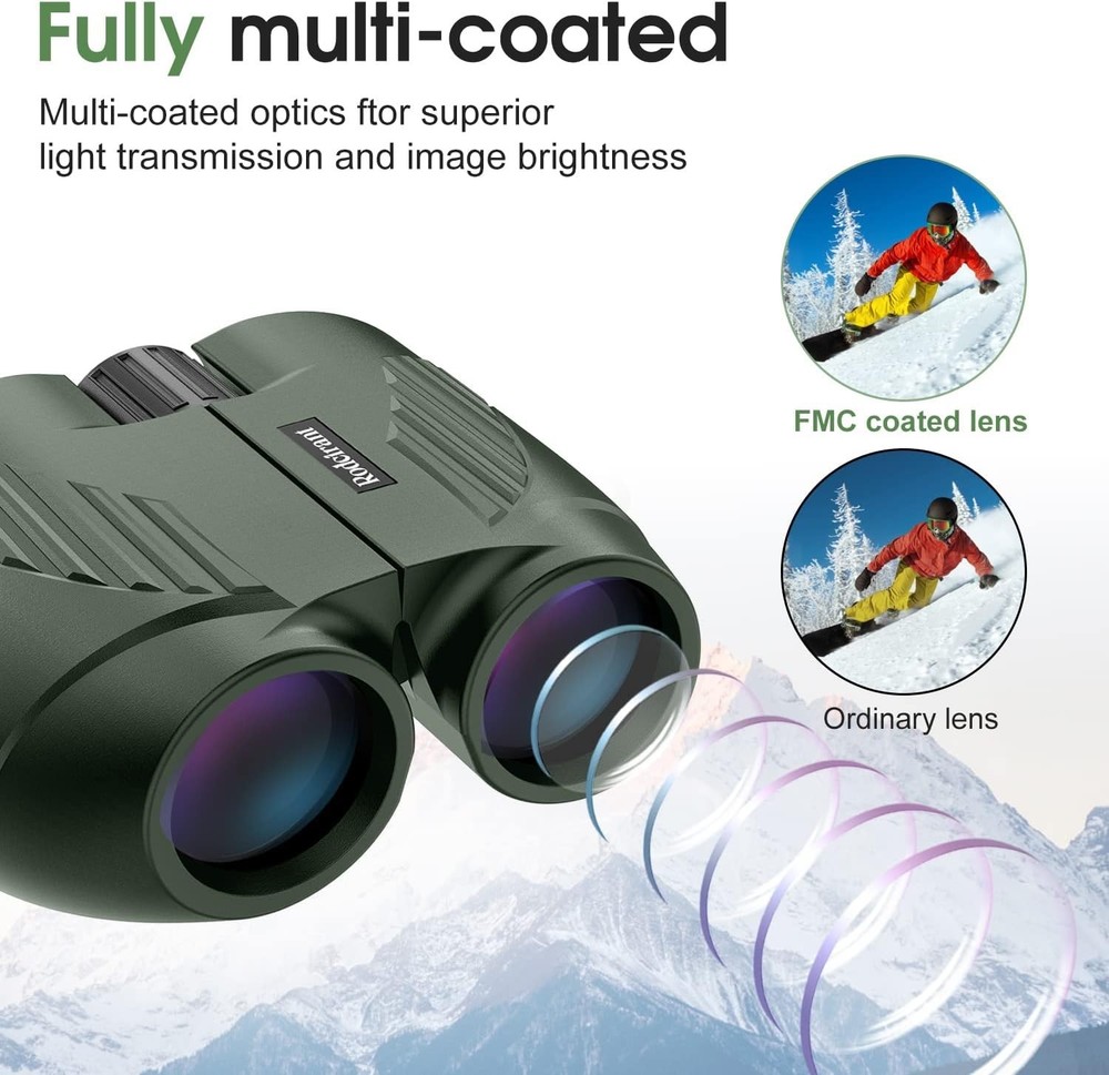 20x50 HD Binoculars for Adults, Professional High Powered Compact Binoculars wit