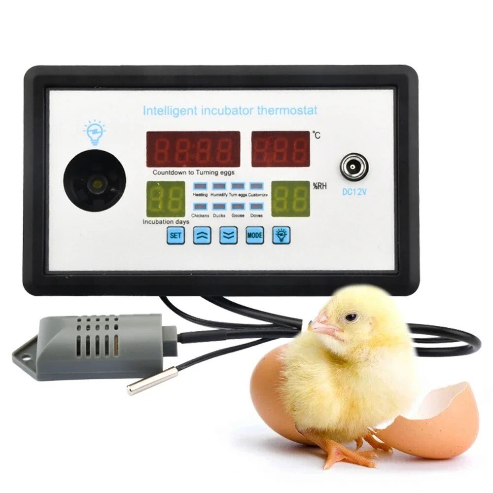 Digital Temperature Humidity Egg Incubator Controller Automatic Thermostat Egg