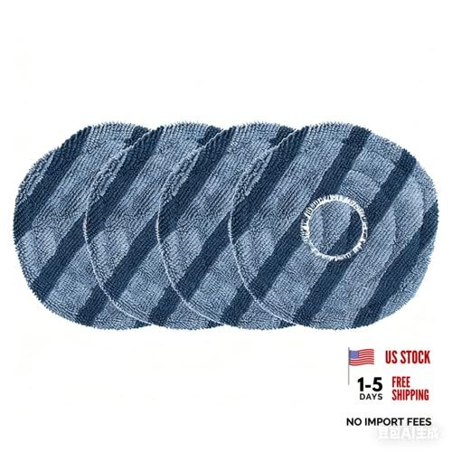 4 Pack Mop Pads Compatible with eufy X10 Pro Omni, Replacement Mopping Pads