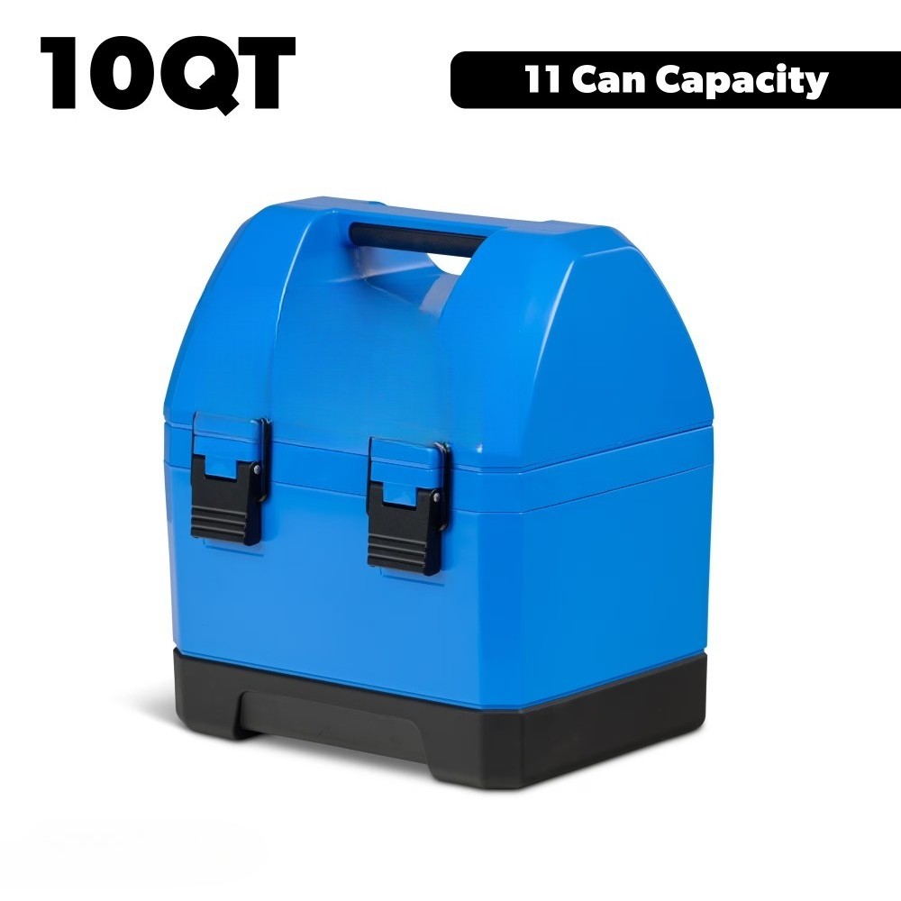10 QT Gripper CoolBox Personal Cooler, Blue