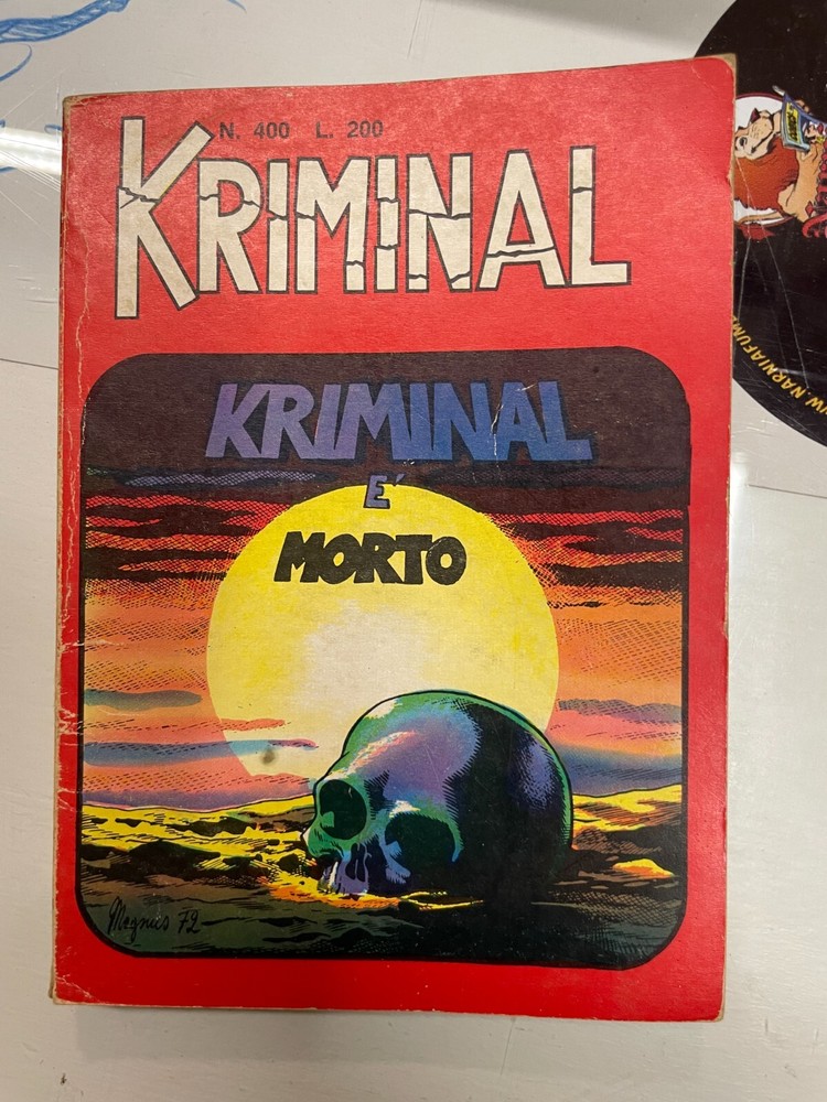 KRIMINAL #400 First Edition, Editoriale Horno, Very Good - NO RETURN*