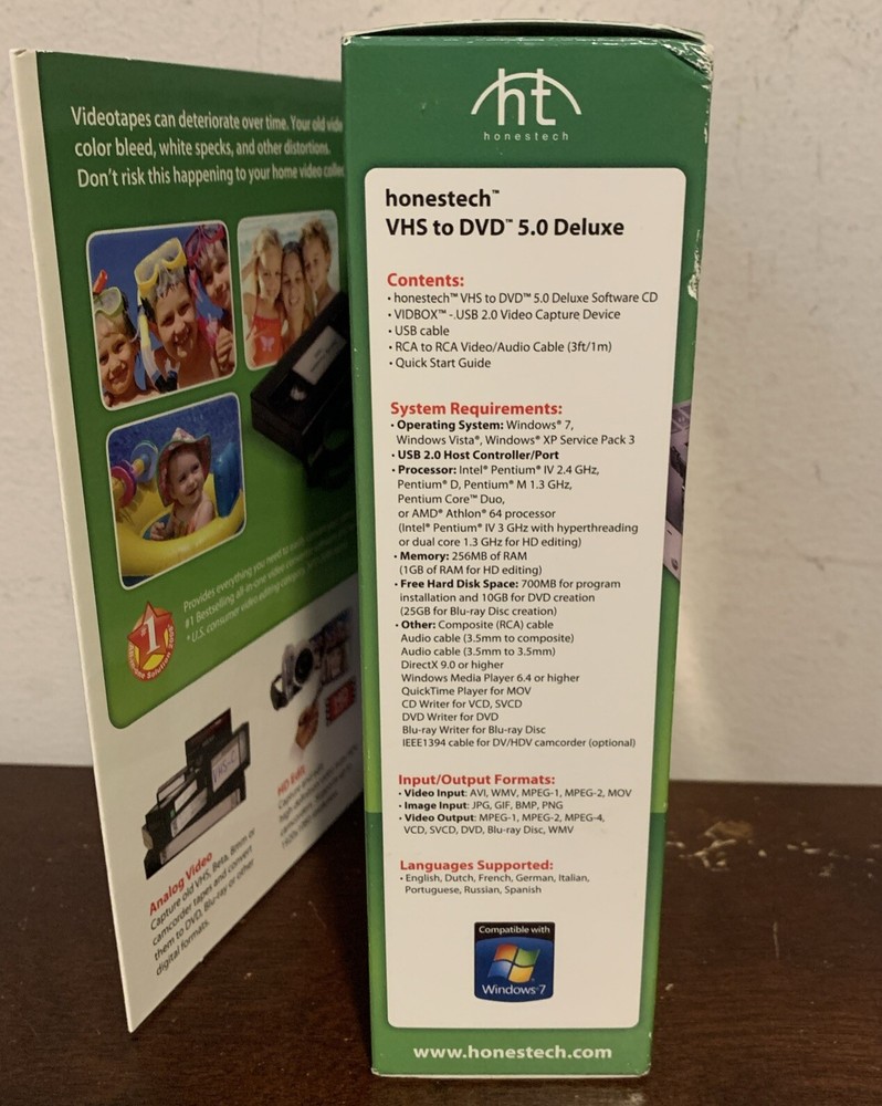 Honestech VHS to DVD 5.0 Deluxe Powerful & Effortless Video Conversion Solution