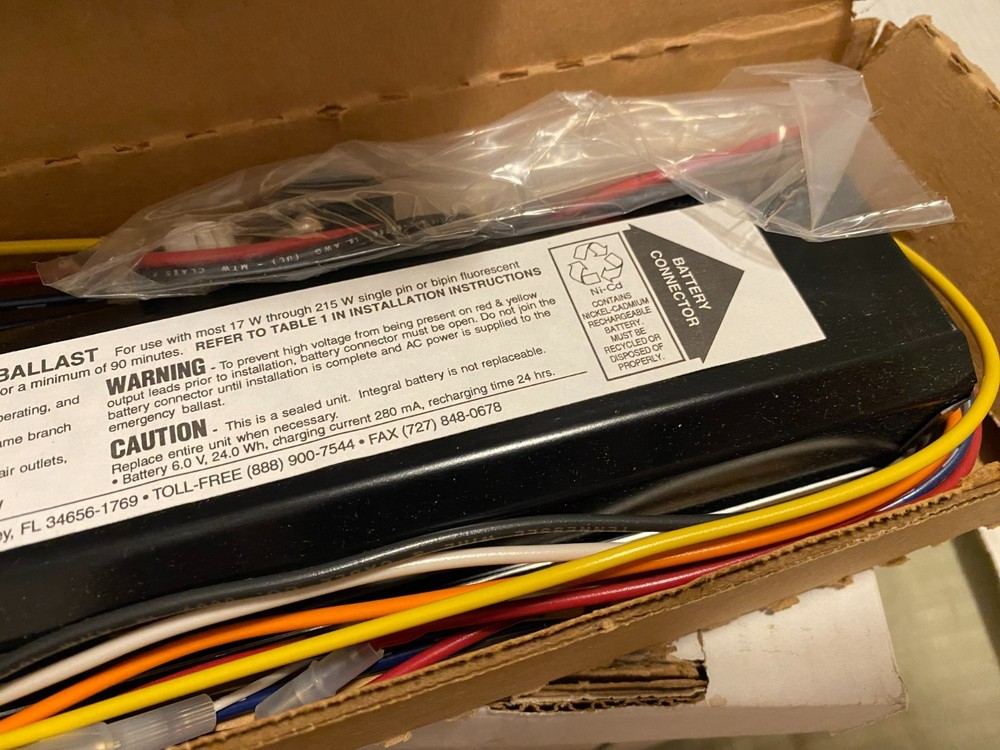 NOB Side-Lite S60F fluorescent emergency ballast