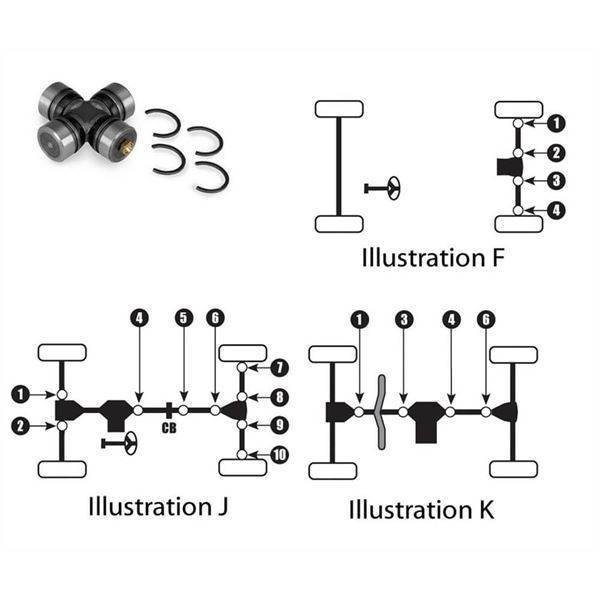 EPI Universal Joint - Kawasaki ATV | WE100240