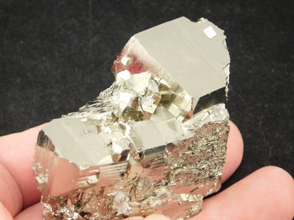 Nice and 100% Natural PYRITE CUBE Cluster From Peru 166gr