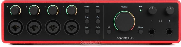 Focusrite Scarlett 18i16 4th Gen USB Audio Interface