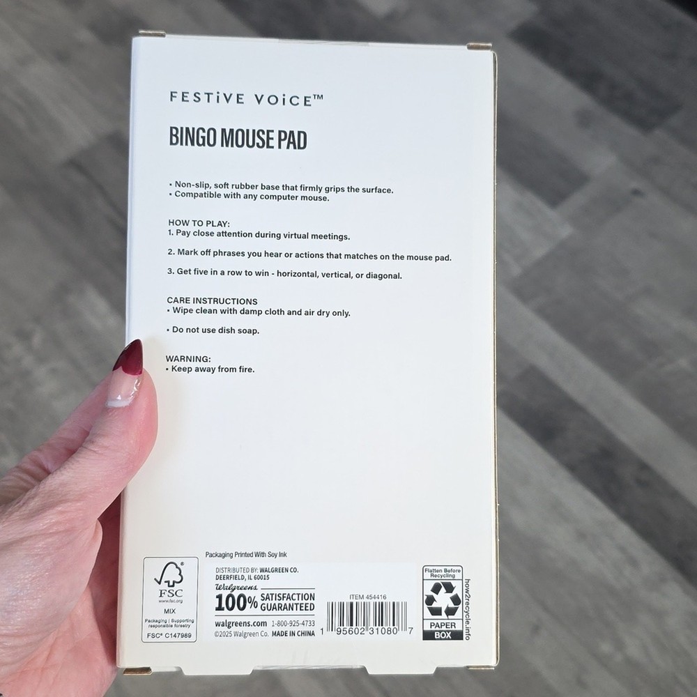 Conference Call Bingo Mousepad