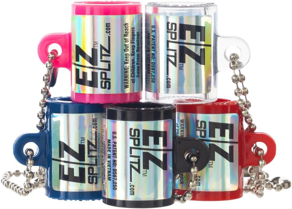 EZ SPLITZ Cigarillo Splitters - Small, Portable with Keychain, Makes a Precise C