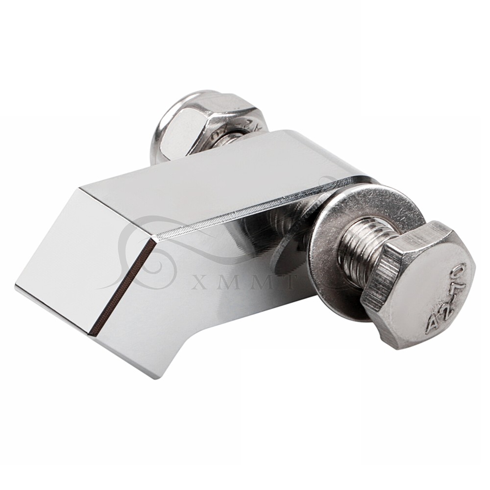 Chrome Headlight Bottom Mounting Bracket For Harley Sportster Dyna FXDB FXDF