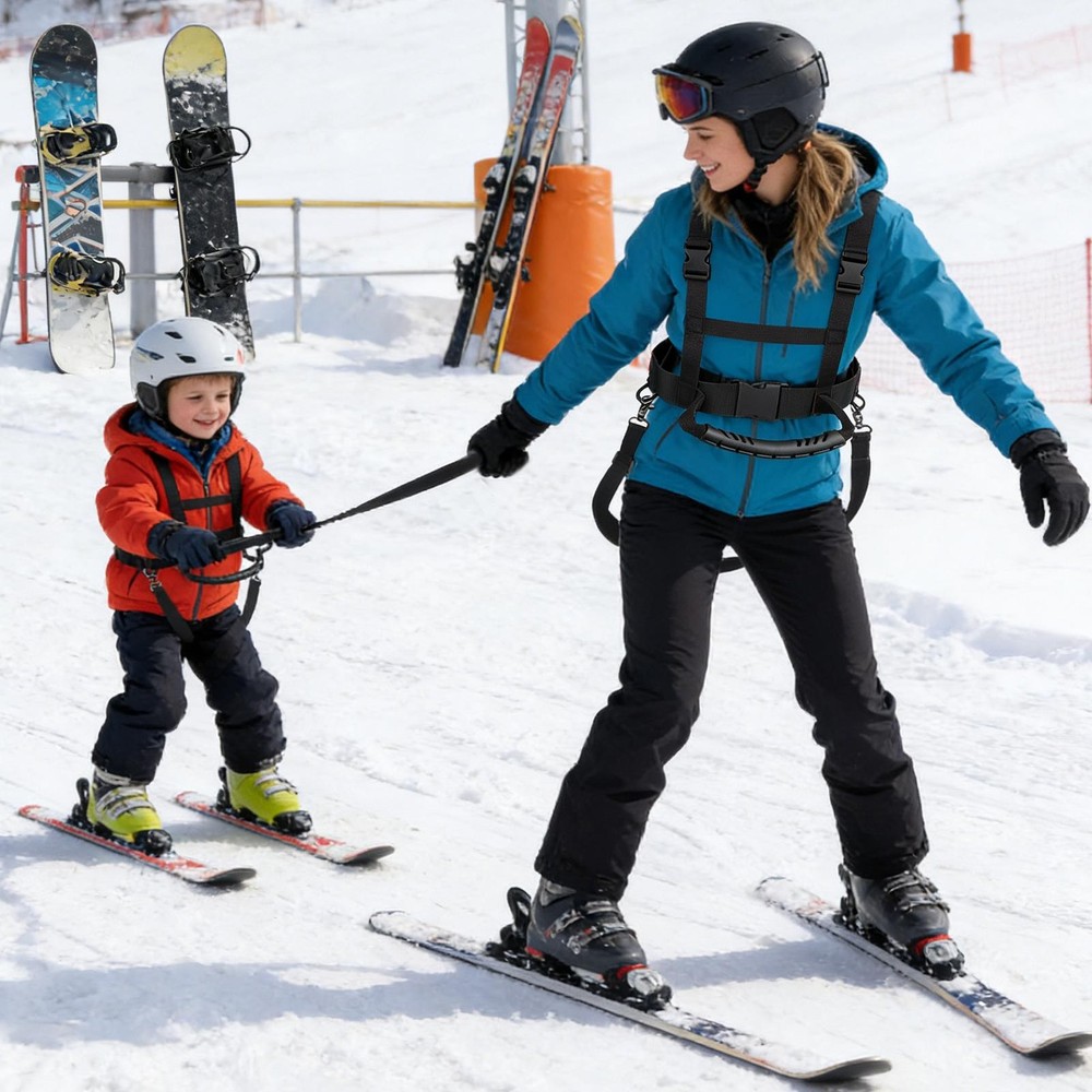 Kids Ski Harness Adjustable Retractable Anti-fall Safety Leash
