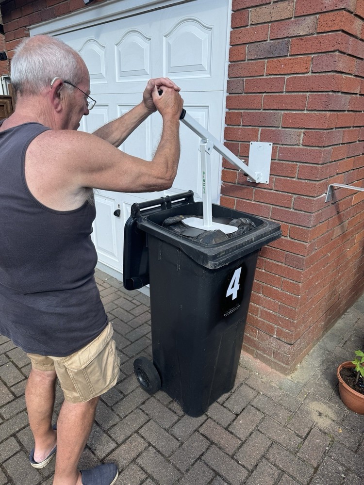 Binzee® Wheelie Bin Compactor | Eco-Friendly Waste Crusher | Reduce overflow