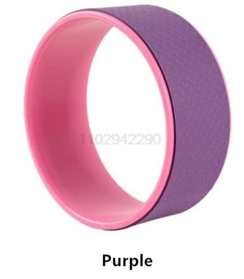 12" Yoga Wheel Back Roller Deep Tissue Stretch for Back Pain Relief.