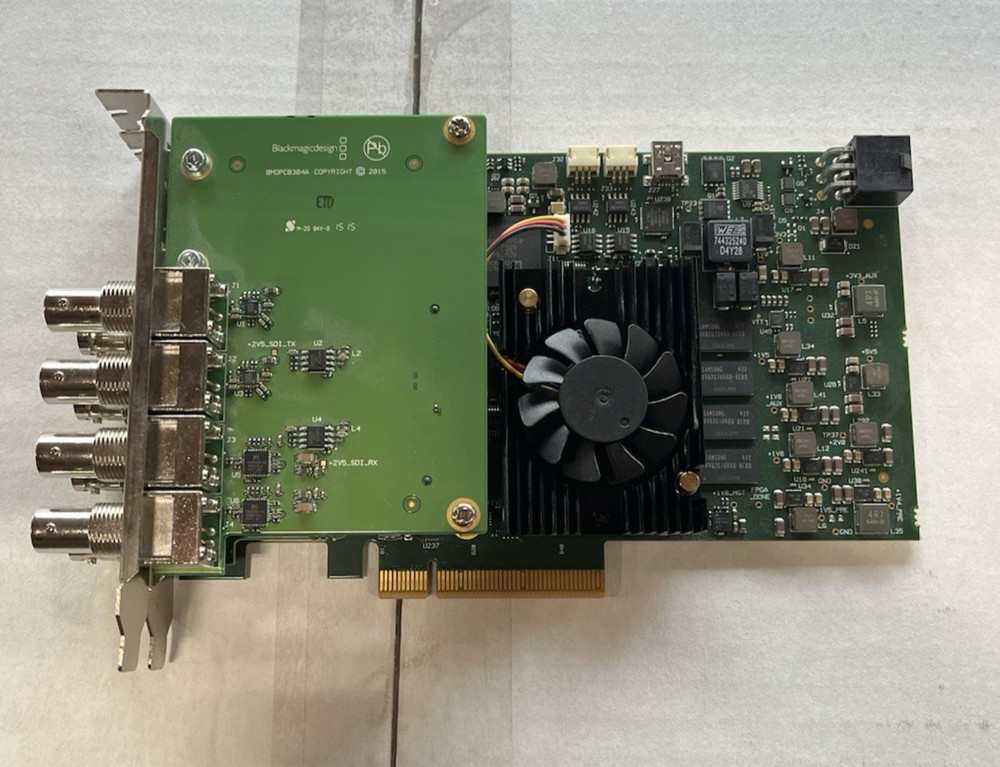 Blackmagic Design DeckLink Duo 2 BMDPCB211C PCIe Video Capture Card 4x SDI