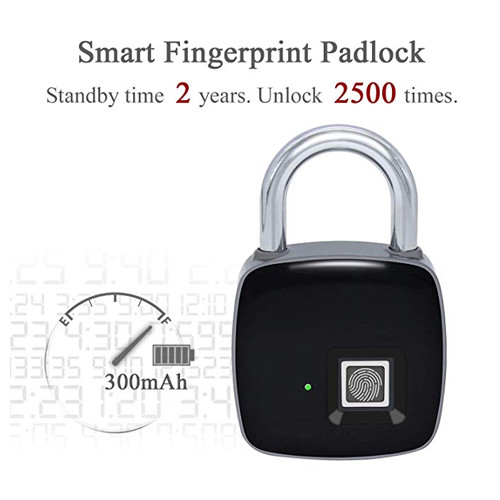 P3 Keyless Fingerprint Padlock