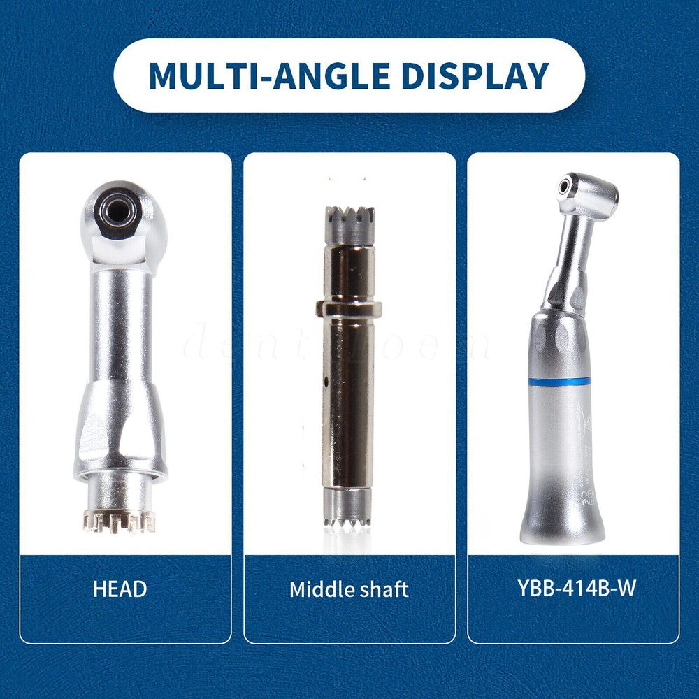 NSK Style Dental Slow Low Speed Contra Angle Handpiece Push Button Attach E-Type