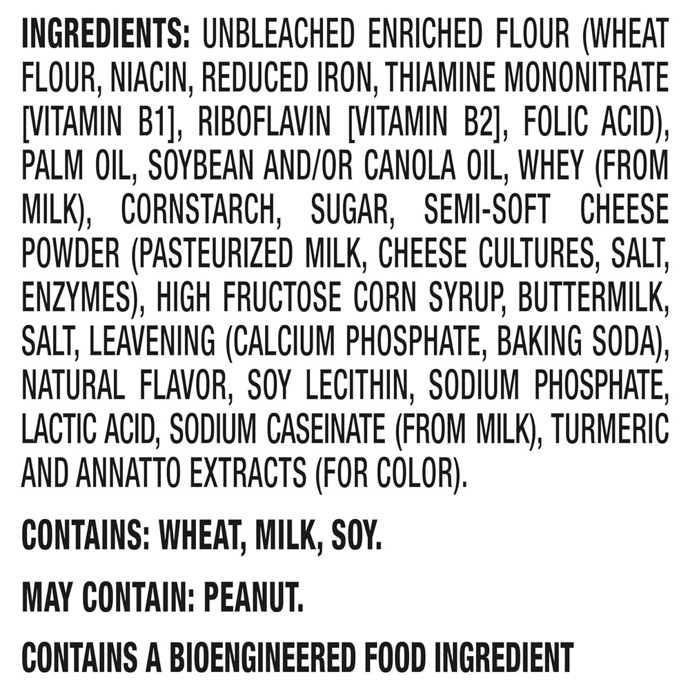 Cheese Sandwich Crackers, Lunch Snacks, 20 Snack Packs (6 Crackers Per Pack)
