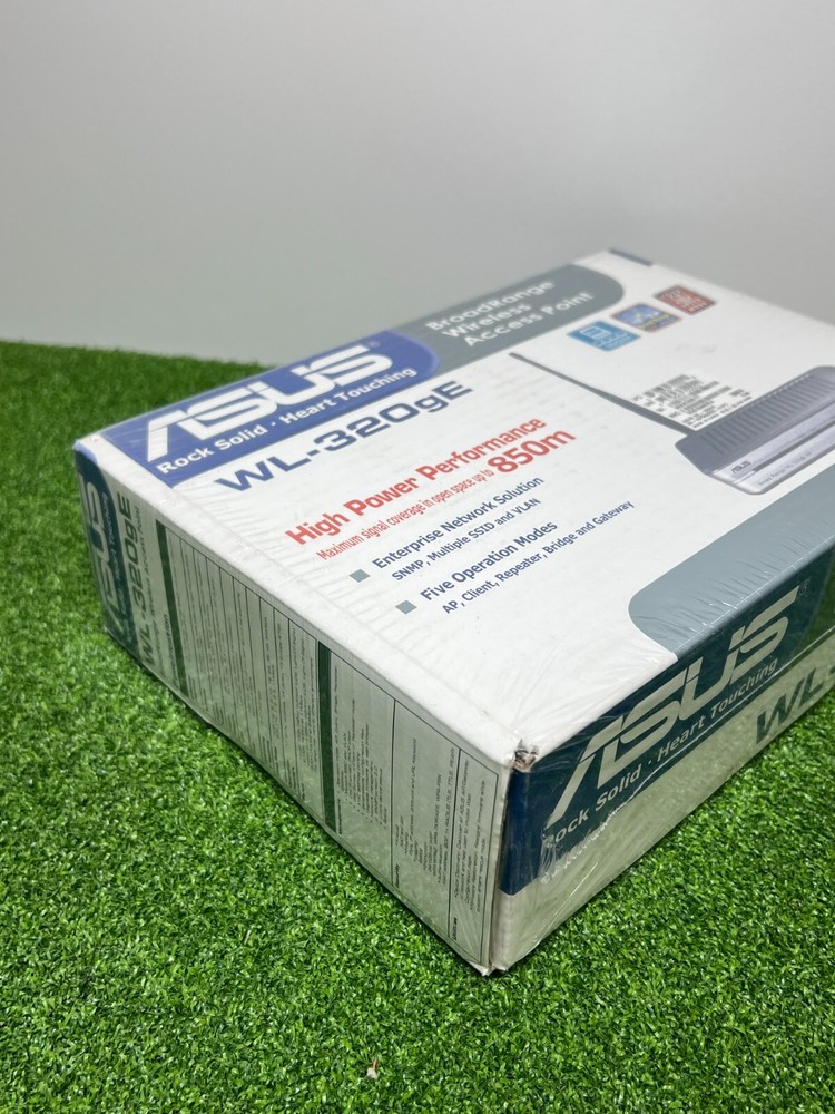 NEW Asus WL-320gE BroadRange Wireless Access Point Bridge Repeater Gateway