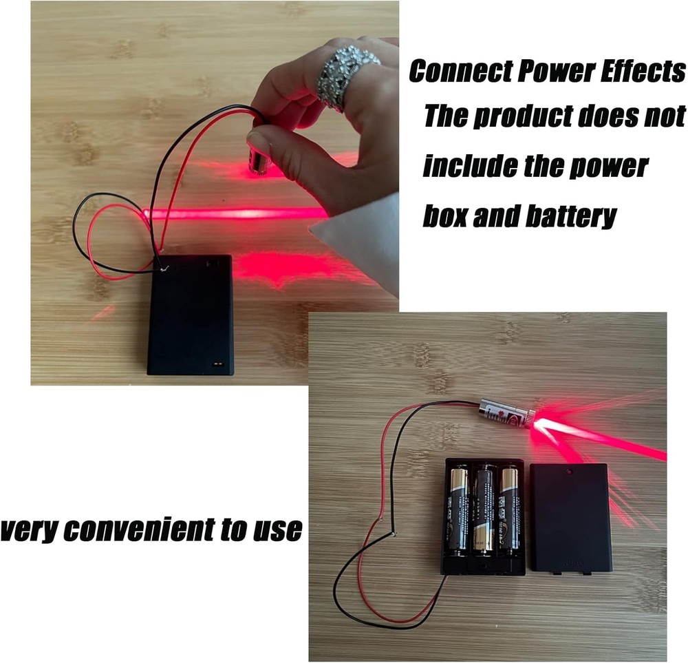 Versatile Red Laser Module Set (2 Pcs) - Adjustable Focus for Precise Targeting
