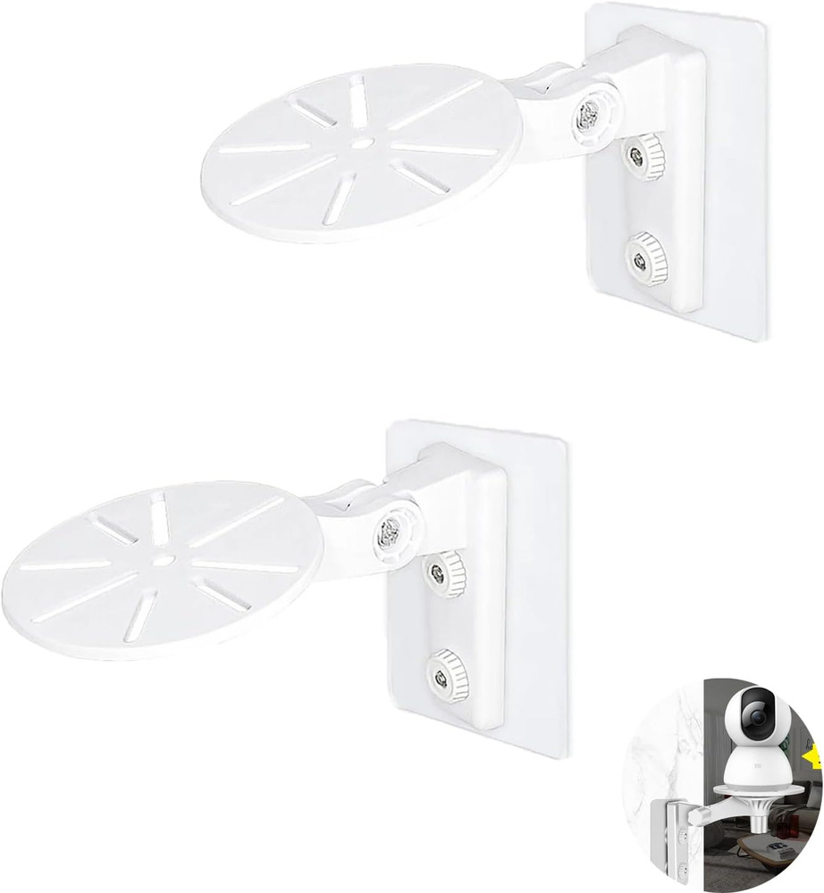 2 Pack Home Security Camera Bracket Wall Mount Holder Dome Camera Ceiling Adhesi