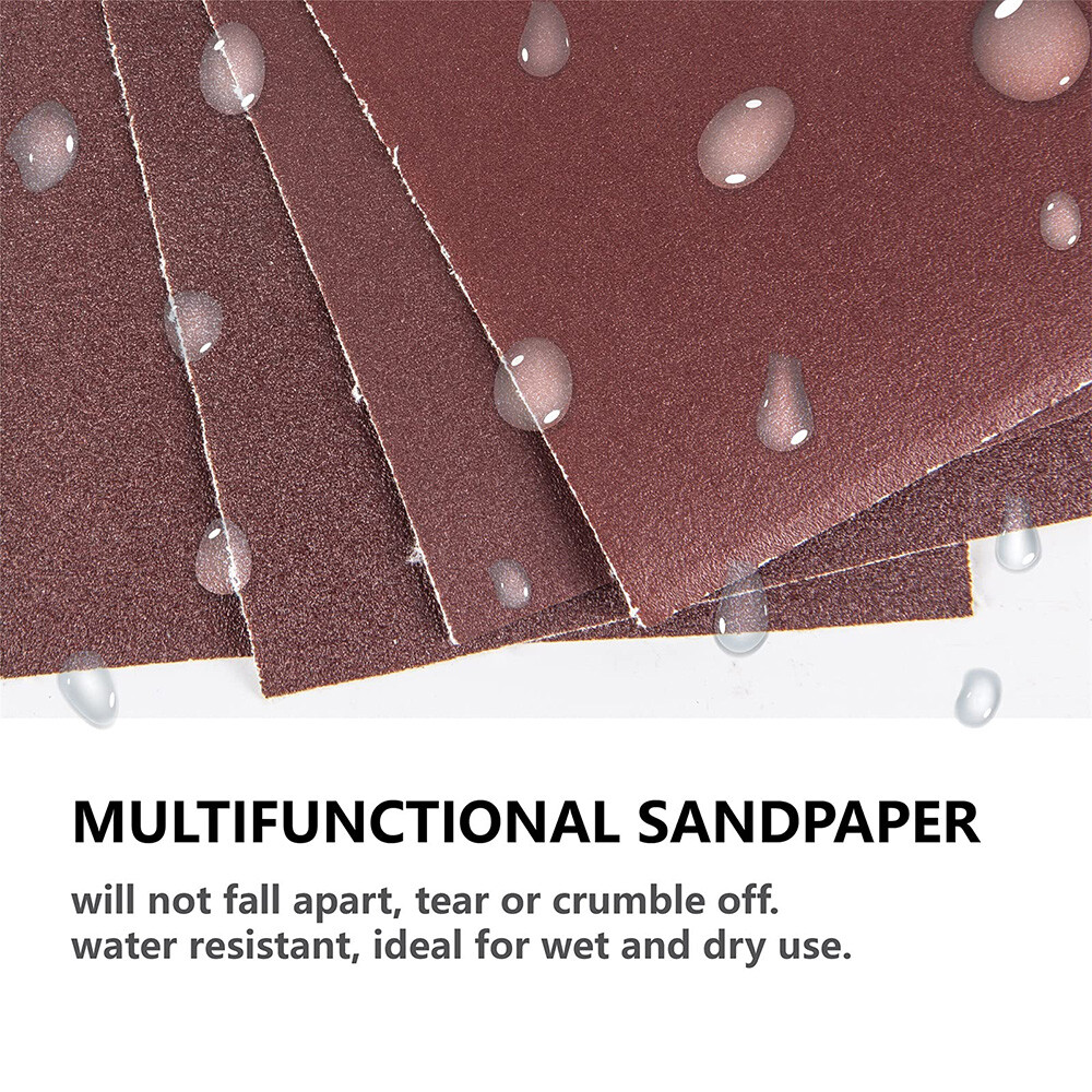 80-600 Grit Sandpaper Roll Emery Cloth Abrasive Sheets Sanding Strips Width 10cm
