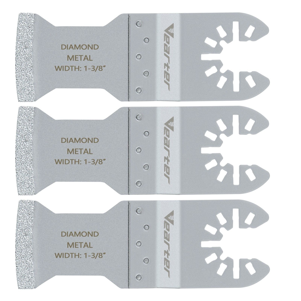 3X 34mm Oscillating Multitool Saw Blade Universal Diamond Grit Grout Removal
