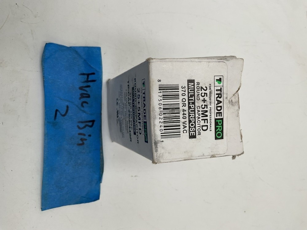 Trade Pro 25+5 MFD Multipurpose Capacitor