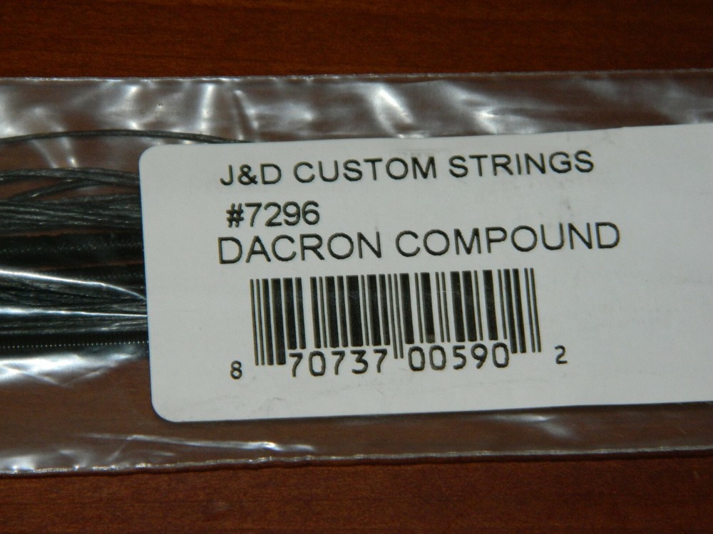 J&D Custom Bow String - Dacron Compound 27, 34, 35, 36, 39 String ONLY