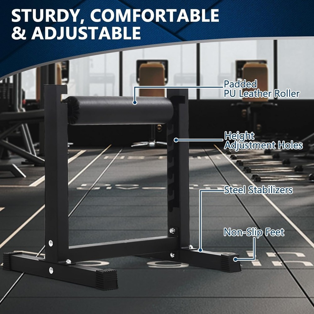 Bulgarian Split Squat Stand Single Leg Squat Roller Split Adjustable Heigh Train