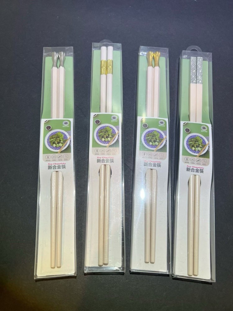 Alloy Chopsticks, Reusable Random 2 Pairs