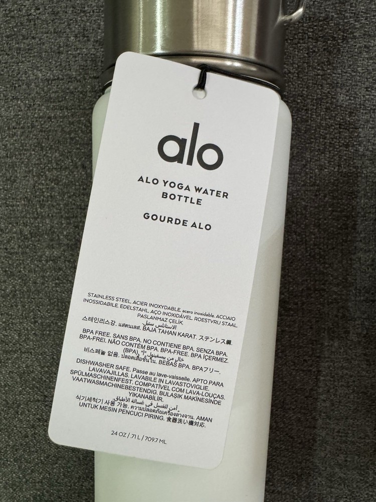 Alo White Water Bottle NWT