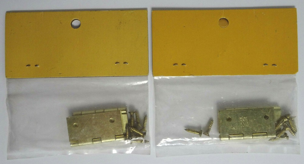 Uniprise Fixed Pin Butt Hinge Shutter Hardware No. 3A 2 Pairs NOS
