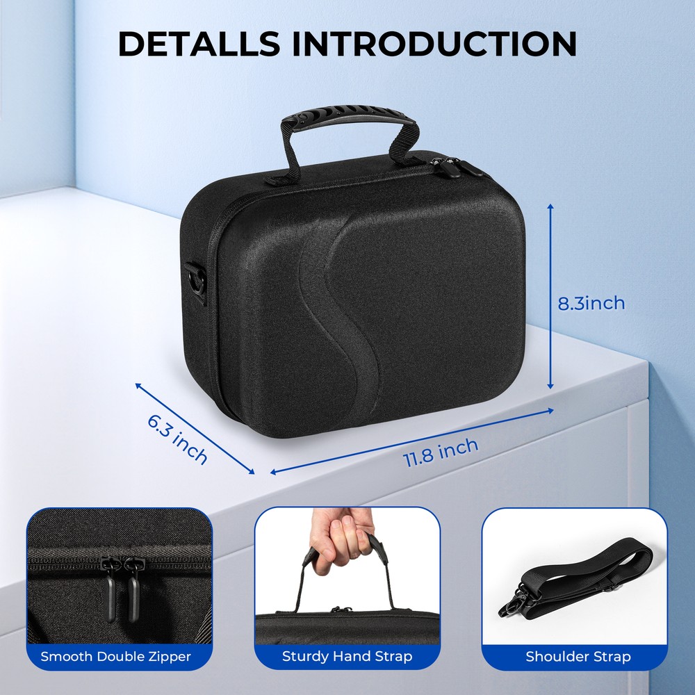 Carrying Case for Meta Quest 3/BOBOVR M3 Pro VR Headset Accessories Storage Case