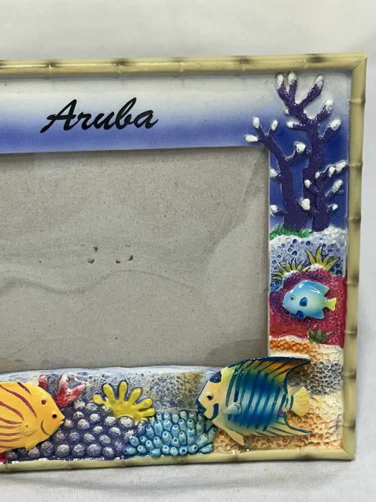 Vintage Aruba Picture Frame