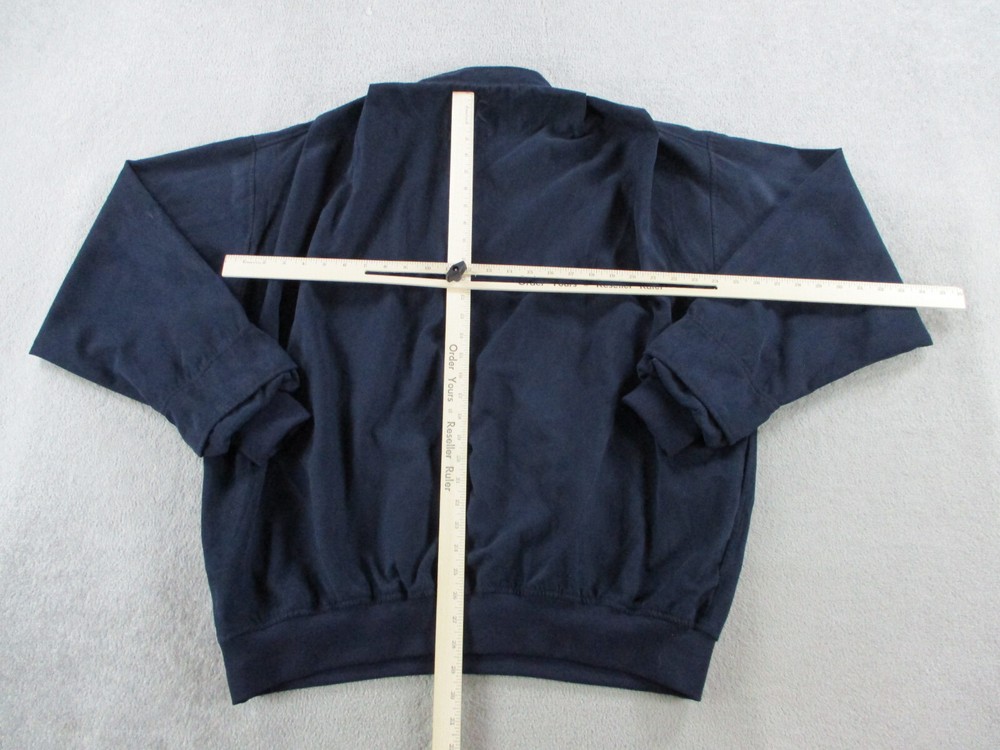 Zero Restriction Jacket Mens Extra Large Blue Pullover Microfiber Golf Pullover
