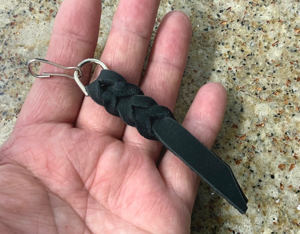 Leather Zipper pull, braided zipper pull, purse zipper pulls, coat zipper pulls
