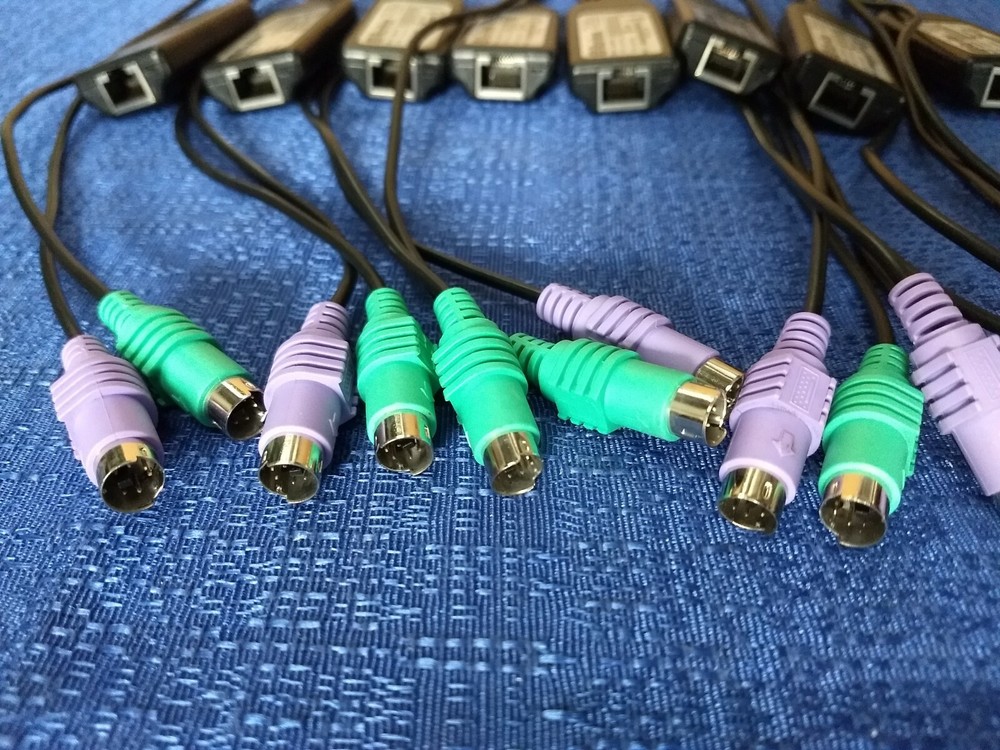 Lot of 8 Raritan DCIM-PS2 Computer Interface Modules