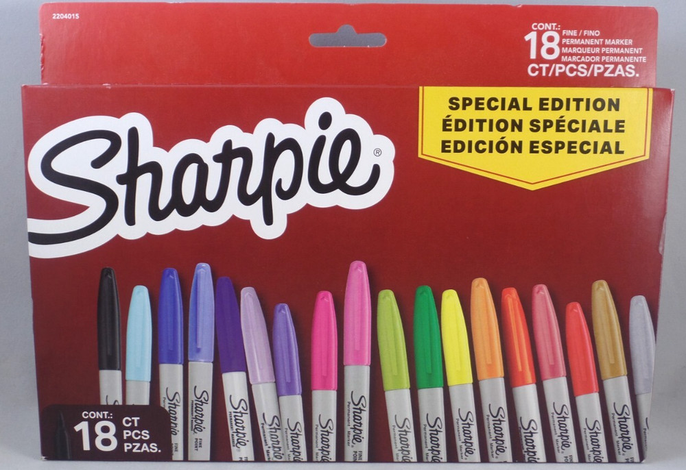 Sharpie Special Edition 18 Count Fine Point Permanent Markers 2204015 New