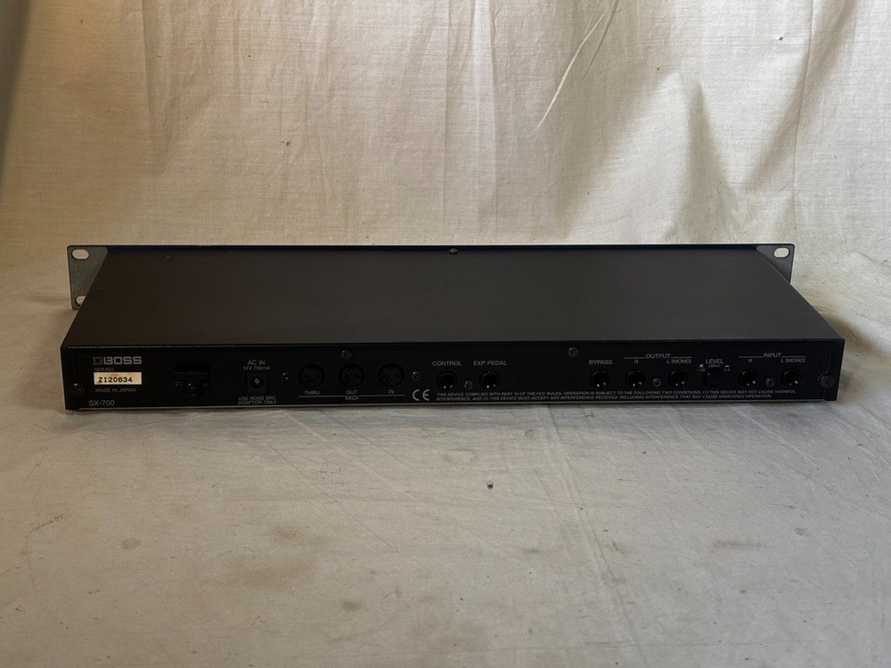 BOSS SX-700 SX 700 Studio Effects Processor rack mount New internal Battery! RSS