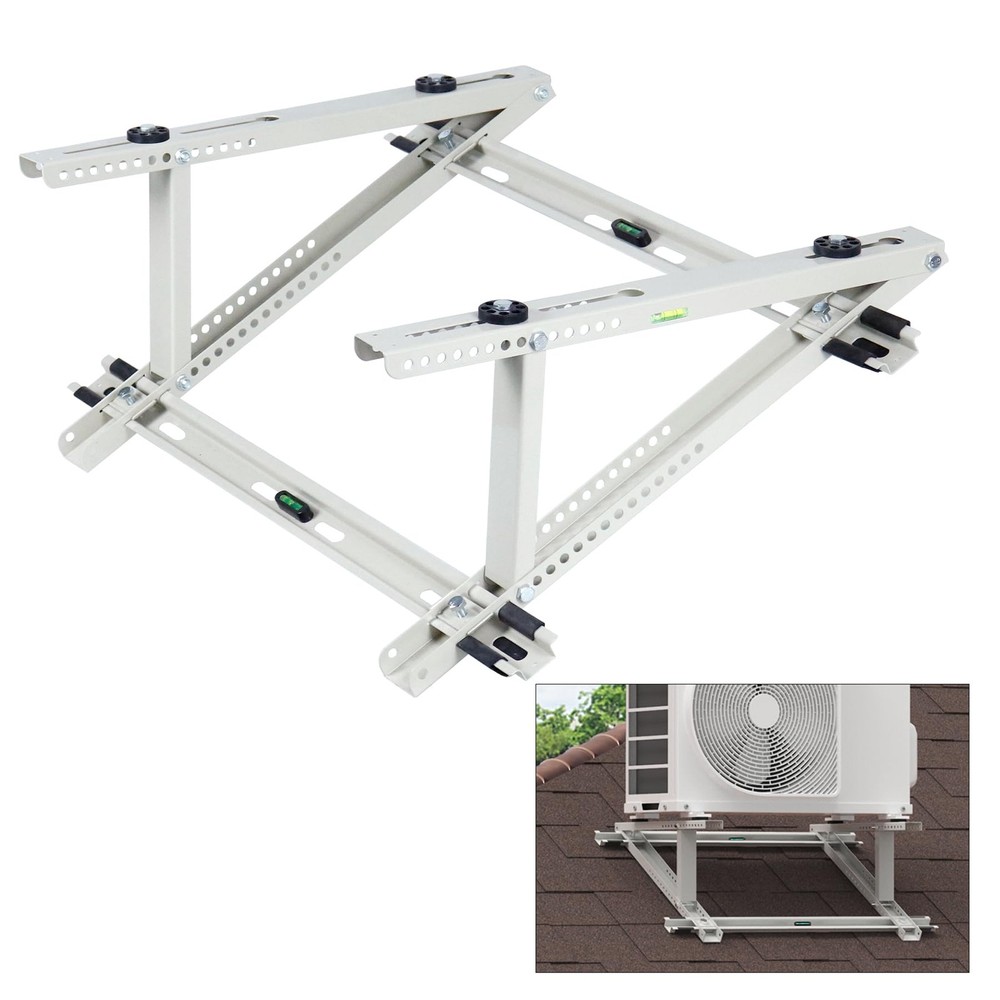 Air Conditioner Rooftop Mount Mini Split Bracket, Adjustable Rooftop Mounting...