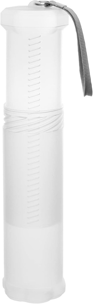 QWORK Extendable Artist Storage Tube - Durable Plastic, 2 Pack 2 Pack, Clear
