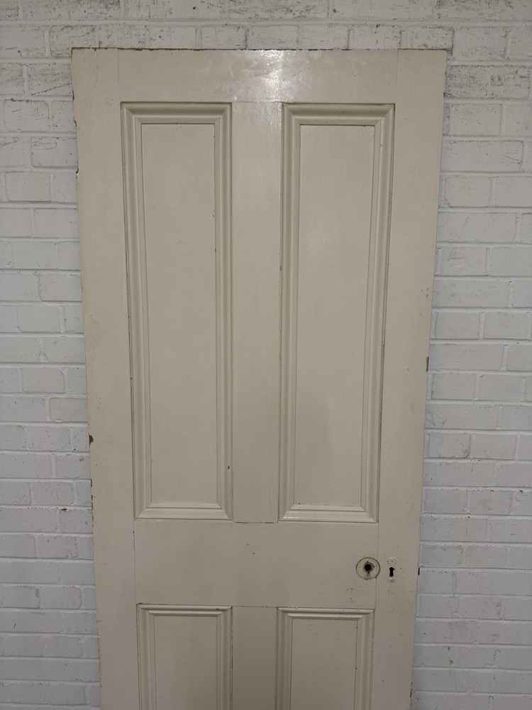 Reclaimed Victorian Pine Internal 4 panel Door 2005 x 800mm