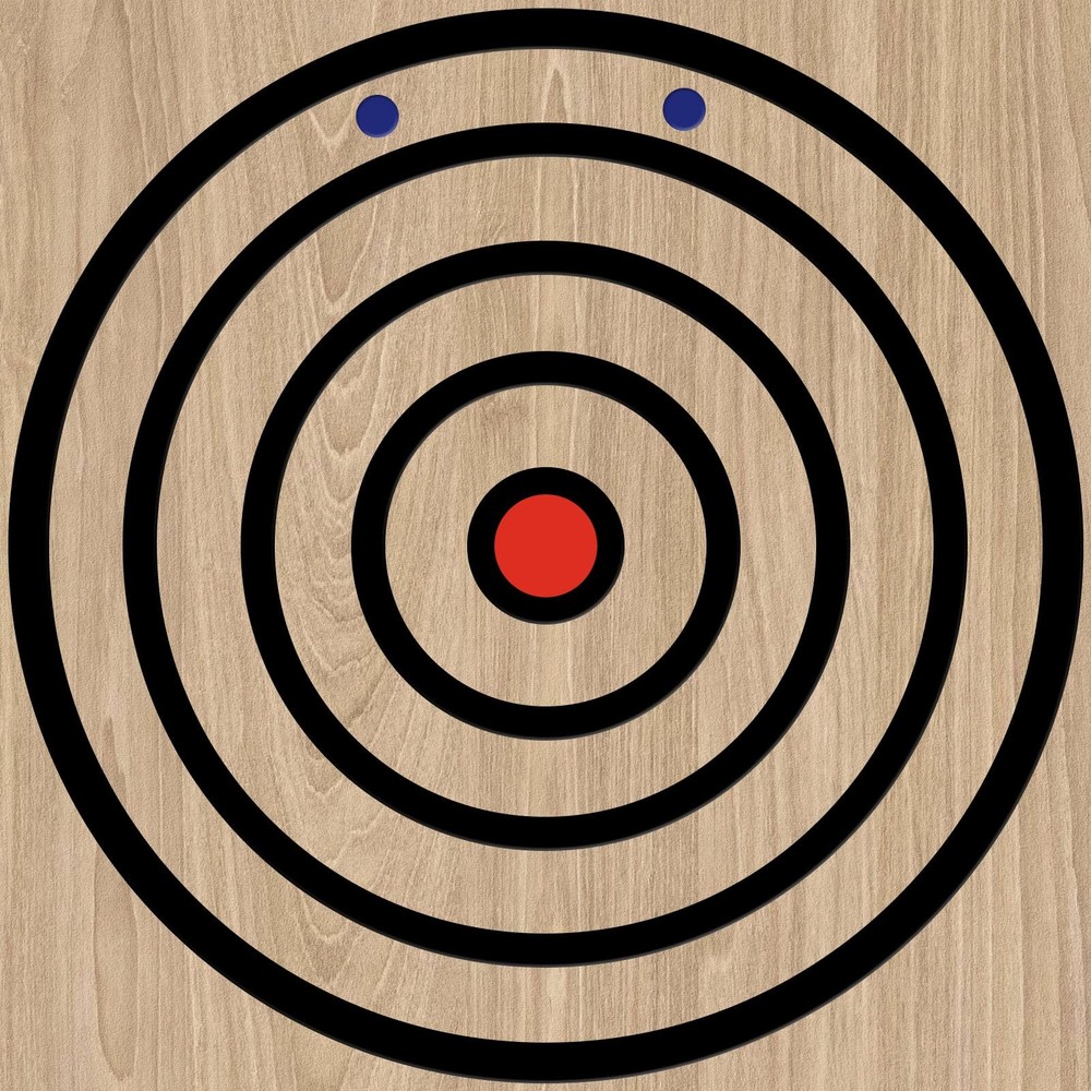 Epakh Axe Throwing Target Template Stainless Steel 20 x 2"