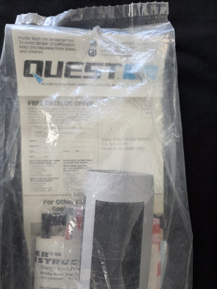 Quest Vintage Model Rocket DC-Y Space Clipper #3004